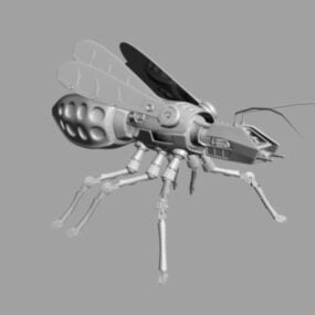 Fliegendes Roboter-3D-Modell