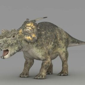 Modello 3d del dinosauro Achelousaurus