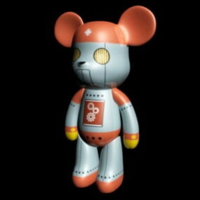 Sombere Bear Rig 3D-model