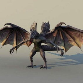 Cool Dragon Monster 3d-model