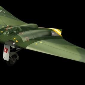 Horten Ho 229 Jagdbomber 3D-Modell