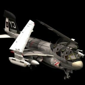 Grumman Ea-6b Prowler Flugzeug 3D-Modell