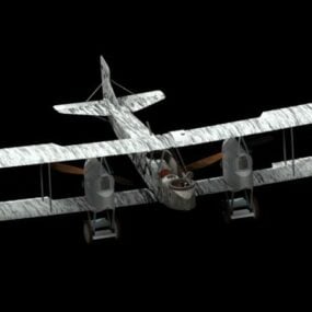 Gotha G.iv Heavy Bomber 3d-modell