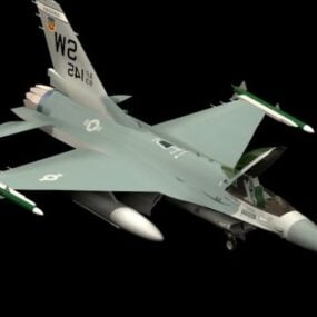 F-16 Fighting Falcon مدل 3d