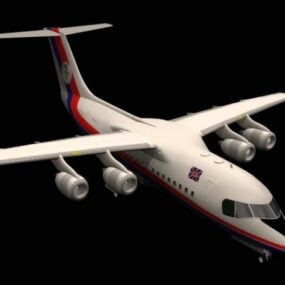 British Aerospace 146 passagiersvliegtuig 3D-model