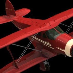 Beechcraft Model 17 Staggerwing 3D-Modell