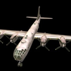 波音 B-29 超级堡垒 3d模型