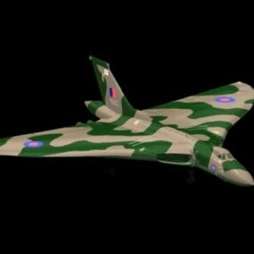 2D model strategického bombardéru Avro Vulcan B.3