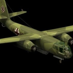 Arado Ar 234 Caça-bombardeiro Modelo 3D