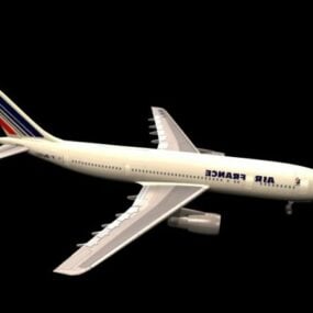 Airbus A300 Jet Airliner דגם 3D