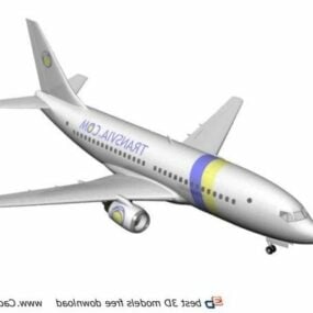 Model 3D samolotu pasażerskiego Transavia Airlines