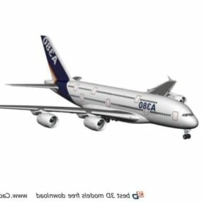 איירבוס A380 דגם תלת מימד