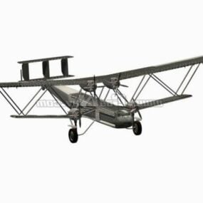 Handley Page Hp42 Heracles Civilian Airliner 3d-malli