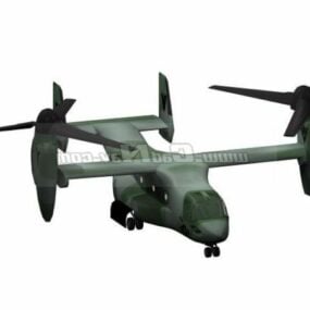 ベルボーイング V-22 オスプレイ ヘリコプター 3D モデル