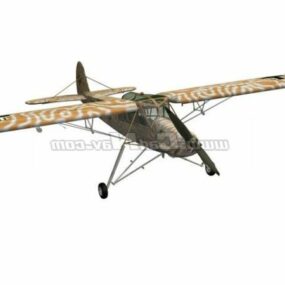 Storch Light Aircraft 3d model
