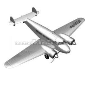 Lockheed Model 10 Electra Light Airliner 3d-modell