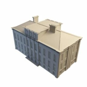 3D model staré kancelářské budovy