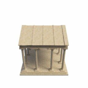 Classical Greek Pavilion 3d model