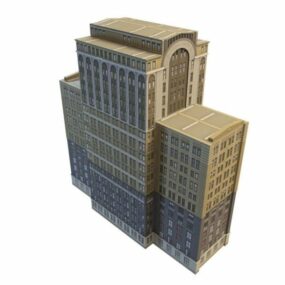 مدل سه بعدی ساختمان اداری قدیمی