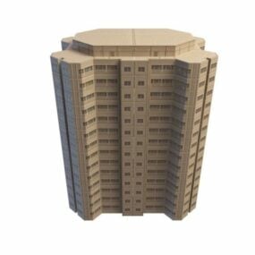 Office Block 3d-modell