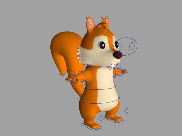 Cartoon Squirrel Rig