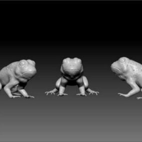 可爱的青蛙3d模型