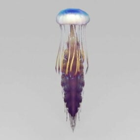 3д модель глубоководной медузы