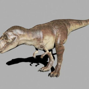 Modello 3d del dinosauro Giganotosaurus
