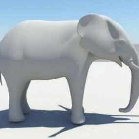 Model 3D słonia afrykańskiego