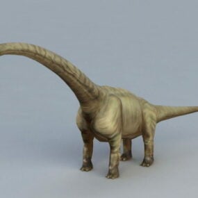 3д модель динозавра диплодока