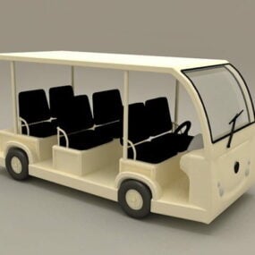 Electric Sightseeing Car 3d model