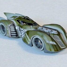 Mô hình xe Batmobile Batman 3d