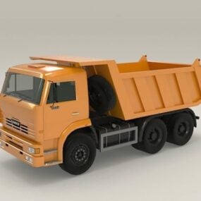 Construction Dump Truck 3d model