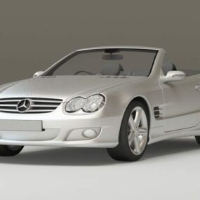 Mercedes-benz Sl 500 Cabrio 3d modeli