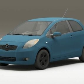 Modello 3D della Toyota Echo Hatchback