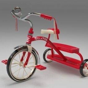 Trehjulssykkel for barn 3d-modell