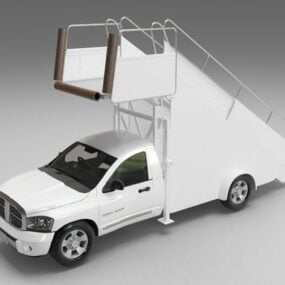 3D-модель вантажівки для посадки пасажирів