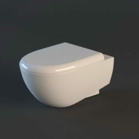 Bolig vegghengt toalett 3d-modell
