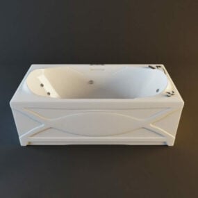 Bathtub Jacuzzi Tub 3d model