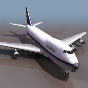 बोइंग 747 वाणिज्यिक एयरलाइनर 3डी मॉडल