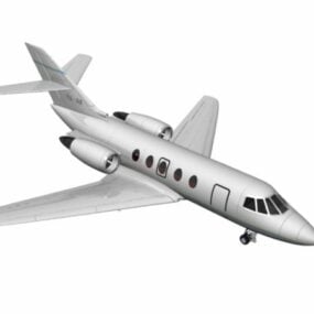 Model 3D regionalnego samolotu pasażerskiego