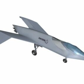 波音概念飞机3d模型