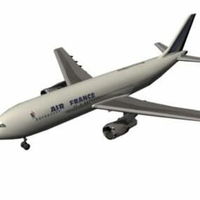 3D model proudového osobního letadla