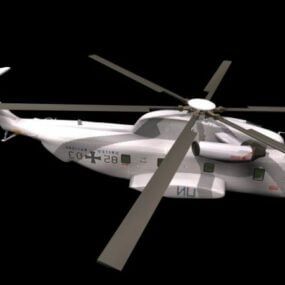 Ch-53 Sea Stallion Cargo Helicopter 3d-modell