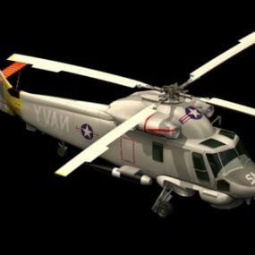 Sh-2 Seasprite Helicopter דגם תלת מימד