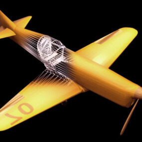 Voetzoeker Trainer Vliegtuigen 3D-model