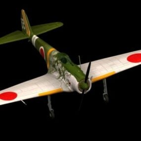 Ki-43 Oscar Fighter modèle 3D