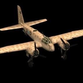 نموذج المقاتلة الثقيلة Junkers Ju 88 G-1 ثلاثي الأبعاد