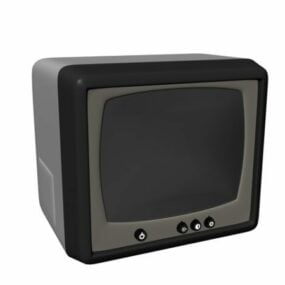 Crt Security Monitor 3d model
