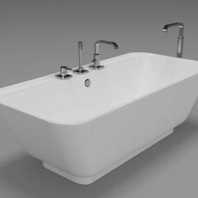 Stående badkar 3d-modell